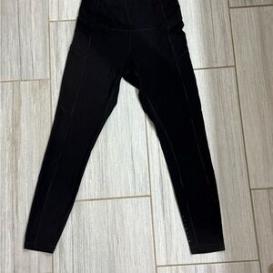 Black High-Waisted Running Leggings
